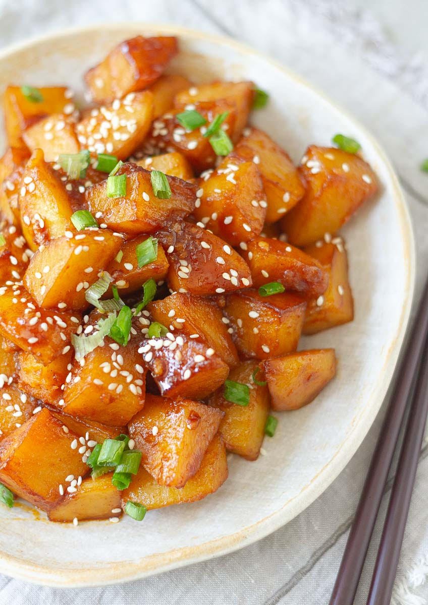 Korean Braised Potatoes Recipe