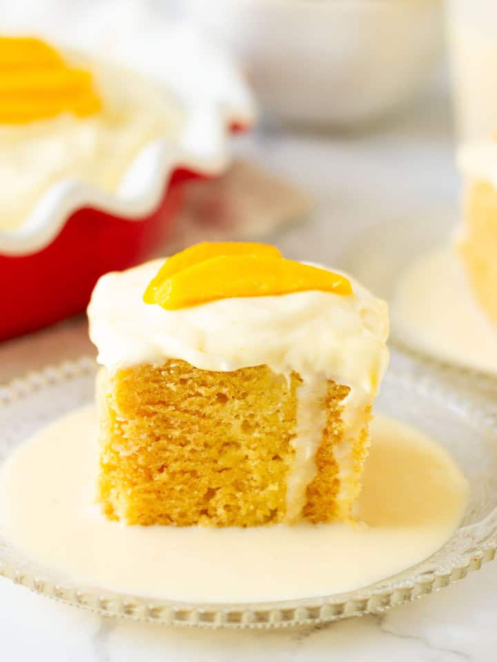 Mango Tres Leches Cake