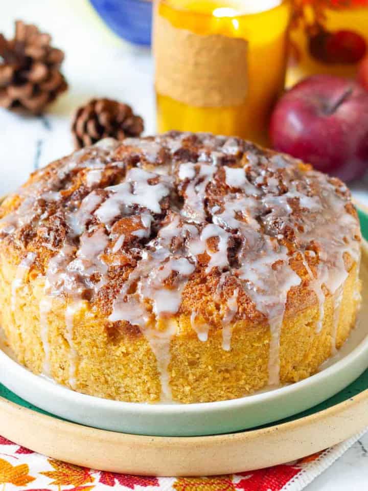 Cinnamon Swirl Apple Cake